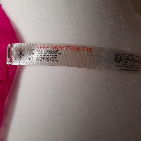 Free People On The Dot Mesh Baby Tee in Bright Pink - Picture 9 of 10